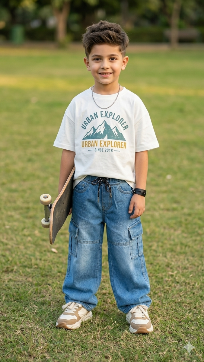 Baggy cargo pants (Pack of 2)
