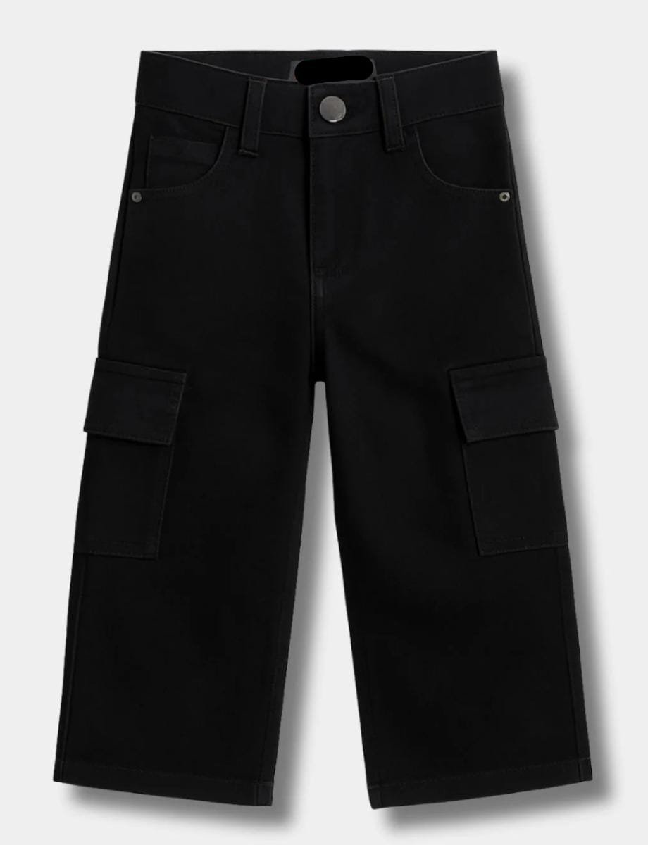 Black cargo Baggy pants
