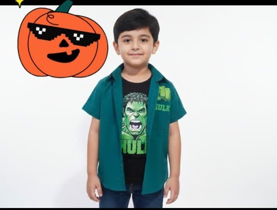 Green Hulk Double Shirt