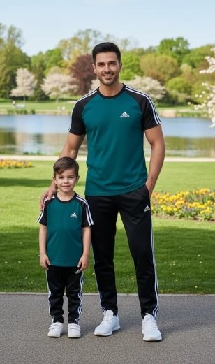 Green Track Suit For Kids